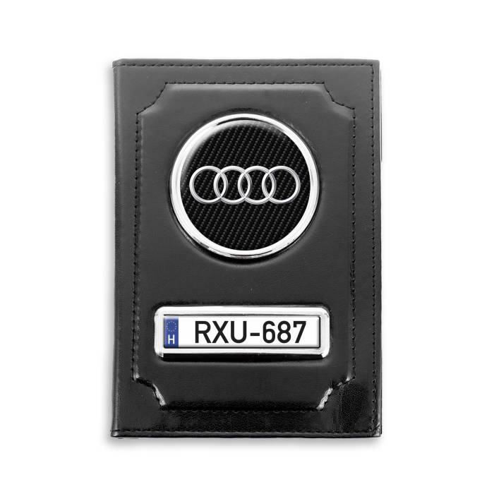 Irattartó természetes bőrből AUDI