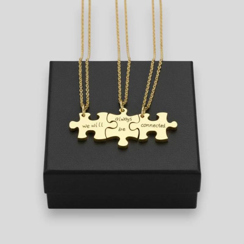 Személyre szabott puzzle nyaklánc