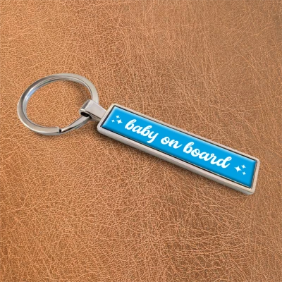 Autós kulcstartó - Baba a fedélzeten