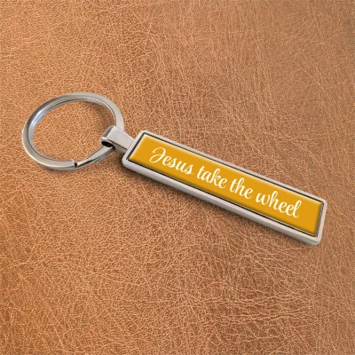 Autós kulcstartó - Jézus