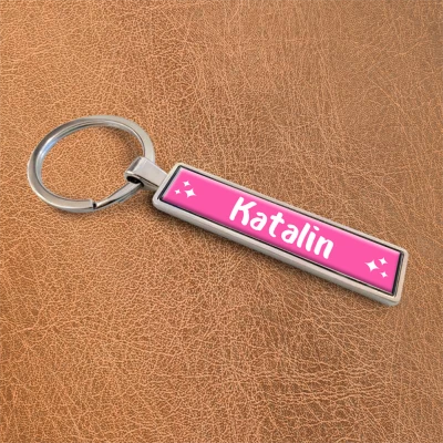 Autós kulcstartó - Lány név