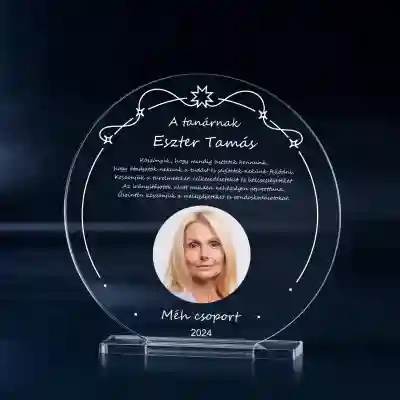 Személyre szabott trófea - Tanár