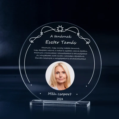 Személyre szabott trófea - Tanár