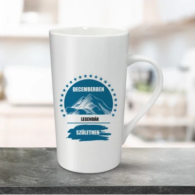 Személyre szabott tejeskávé bögre 470ml - Legendák születnek