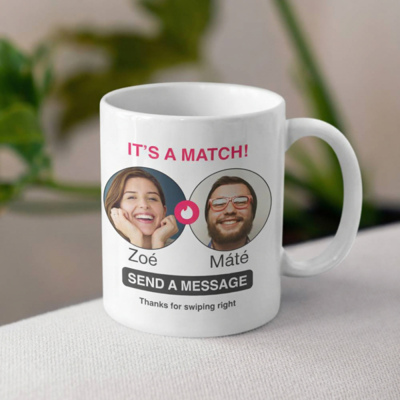 Egyedi bögre – Tinder