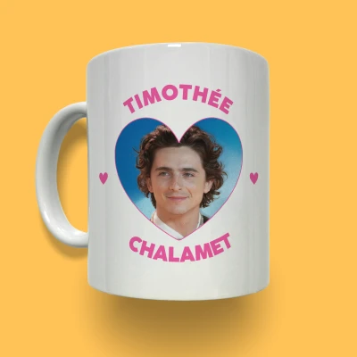 Egyedi kerámia bögre - Szív fotóval