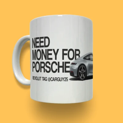 Egyedi kerámia bögre - Pénz kell...