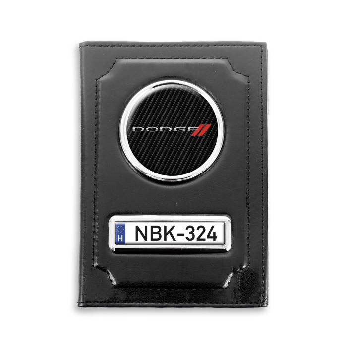 Irattartó természetes bőrből DODGE