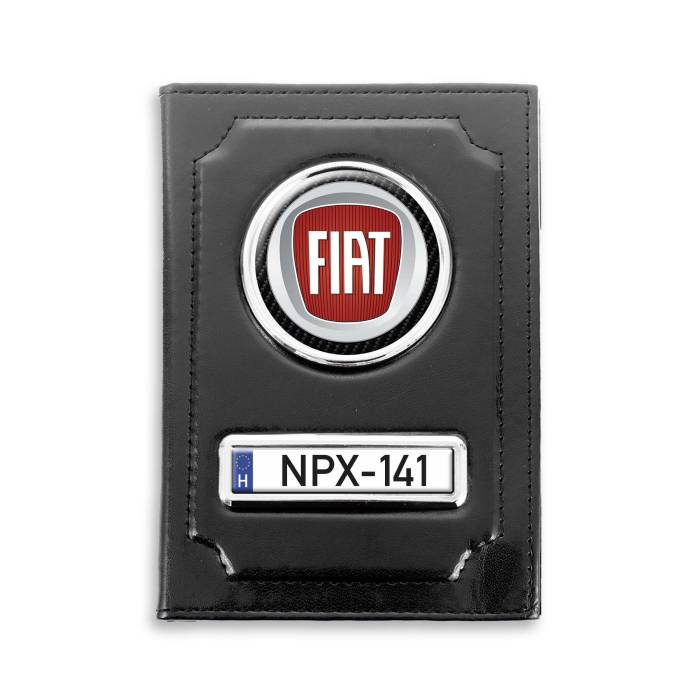 Irattartó természetes bőrből FIAT