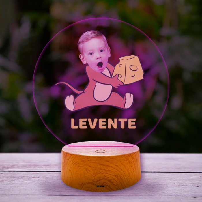 Személyre szabott LED lámpa a gyerekszobába
