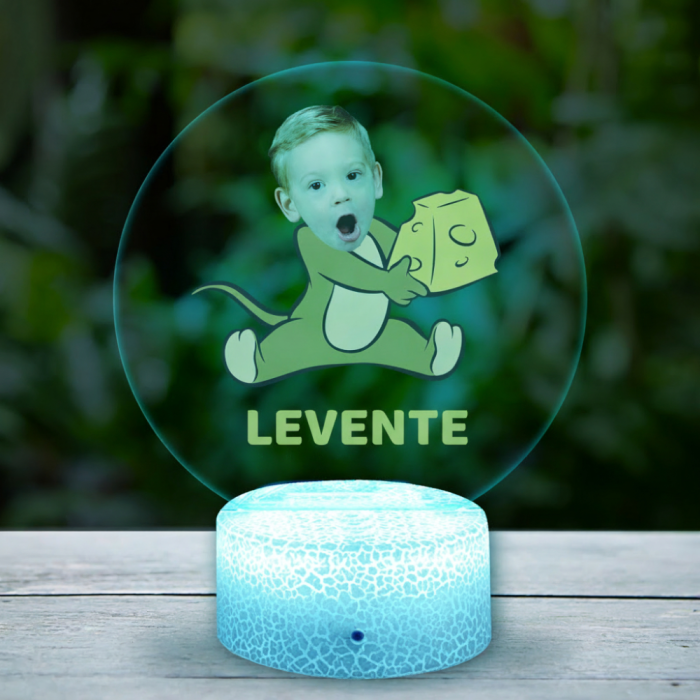 Személyre szabott LED lámpa a gyerekszobába