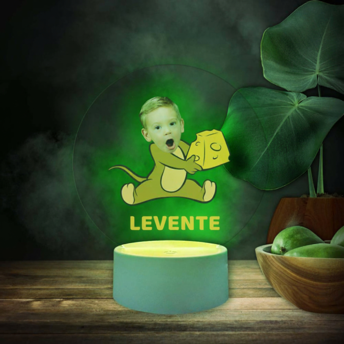 Személyre szabott LED lámpa a gyerekszobába