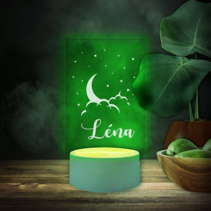 Személyre szabott 3D LED lámpa – Jó éjszakát