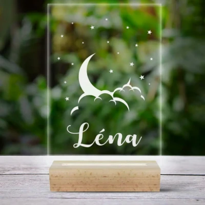 Személyre szabott 3D LED lámpa – Jó éjszakát