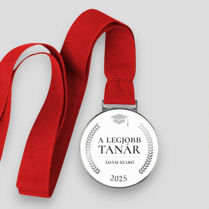 Személyre szabott érem - A legjobb tanár