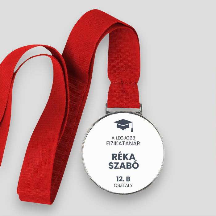 Személyre szabott érem - Kedvenc tantárgy