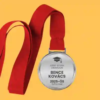 Személyre szabott érem - Színes diplomás