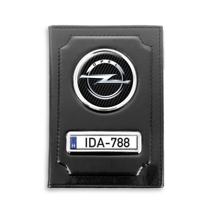 Irattartó természetes bőrből OPEL