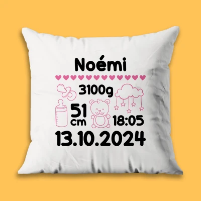 Személyre szabott párna - Kislány