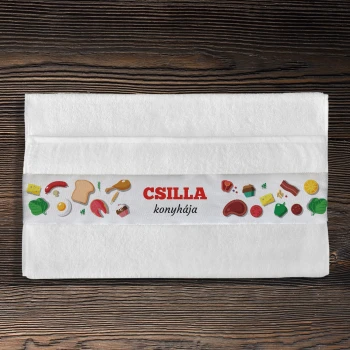 Személyre szabott pamut törölközők