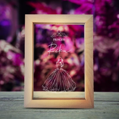 Fényes képkeret – Hercegnő