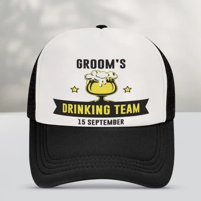 Személyre szabott sapka - Drinking team