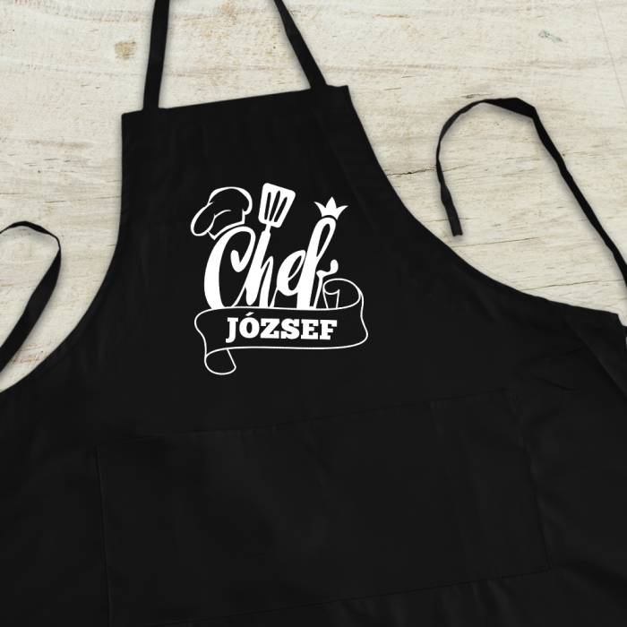 Személyre szabott konyhai kötény