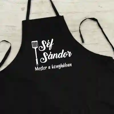 Személyre szabott konyhai kötény - a legjobb szakács