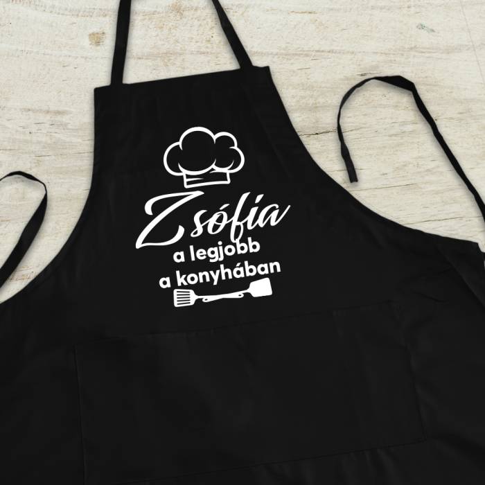 Személyre szabott konyhai kötény - egy jó nőnek a konyhában
