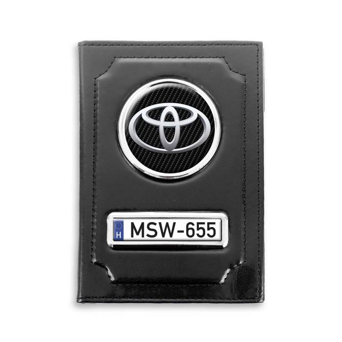 Irattartó természetes bőrből TOYOTA