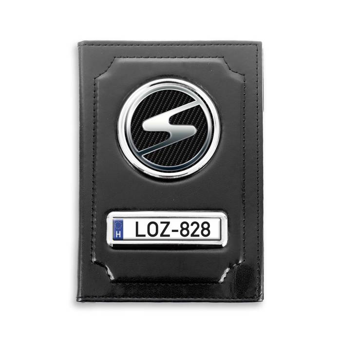 Irattartó természetes bőrből Trabant