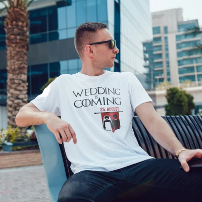 Legénybúcsúra Személyre Szabott Póló - Esküvő Jön