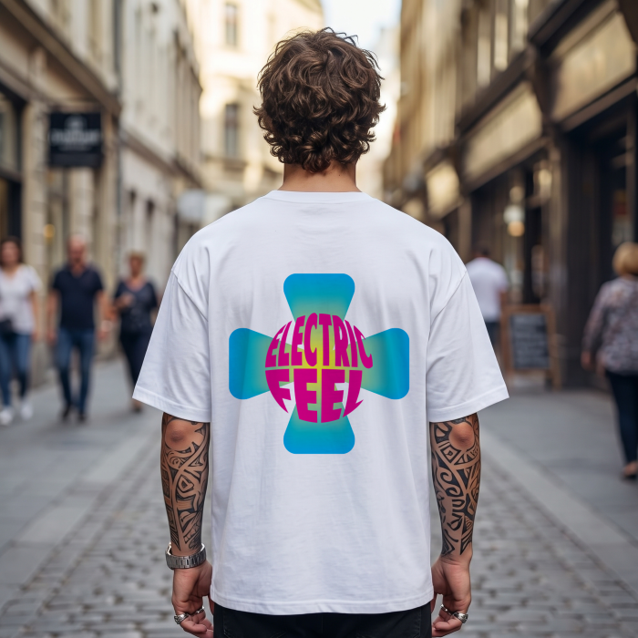 Személyre szabott férfi póló – Electric Feel
