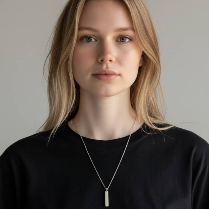 Egyedi medálos nyaklánc