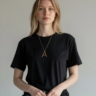 Személyre szabott nyaklánc a saját kezdőbetűddel