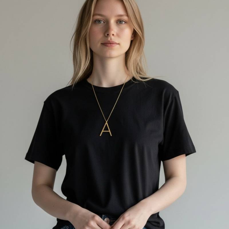 Személyre szabott nyaklánc a saját kezdőbetűddel