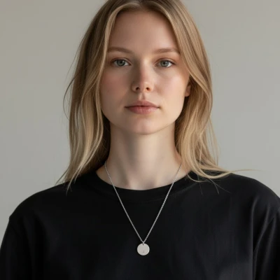 Személyre szabott nyaklánc kezdőbetűvel