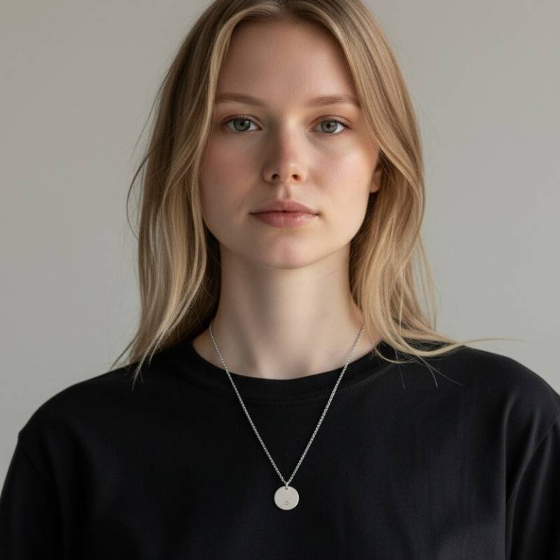 Személyre szabott nyaklánc kezdőbetűvel