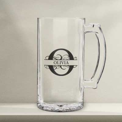 Egyedi söröskorsó – Kezdőbetűvel és névvel