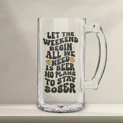 Egyedi söröskorsó – Kezdődjön a hétvége