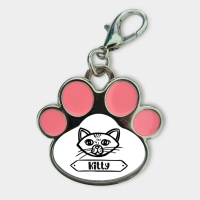 Személyre szabott medál állatoknak - Kiscica