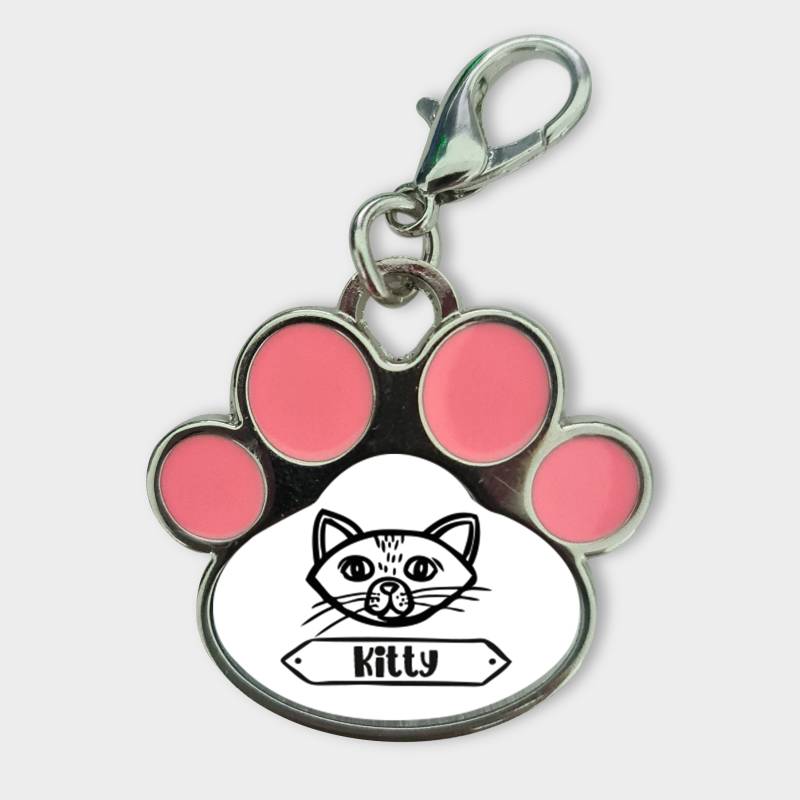 Személyre szabott medál állatoknak - Kiscica