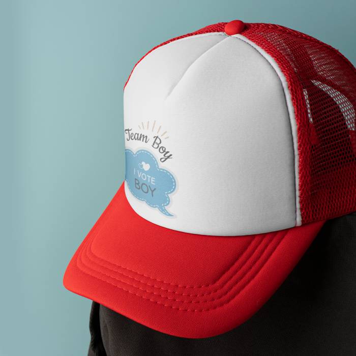 Személyre szabott sapka - Team Boy