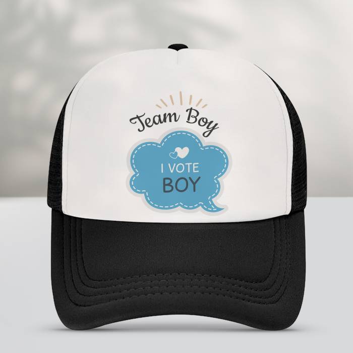 Személyre szabott sapka - Team Boy Személyre szabott sapka - Team Boy