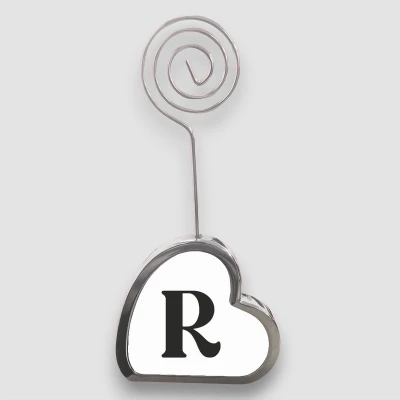 Szív alakú fotótartó - Kezdőbetű