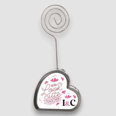 Szív alakú fotótartó - Look cute