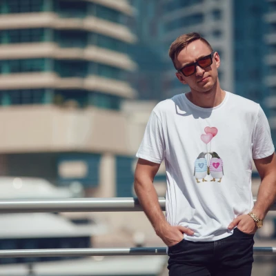 Egyedi férfi póló – Pingvinek