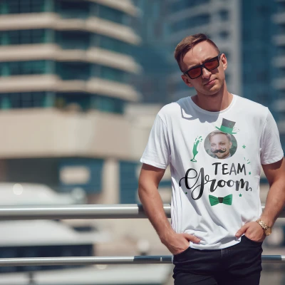 Legénybúcsúra Személyre Szabott Póló - Vőlegény Csapat