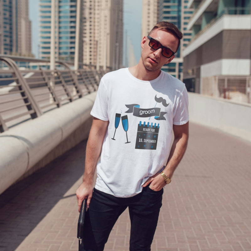 Legénybúcsúra Személyre Szabott Póló - A Vőlegényért Legénybúcsúra Személyre Szabott Póló - A Vőlegényért