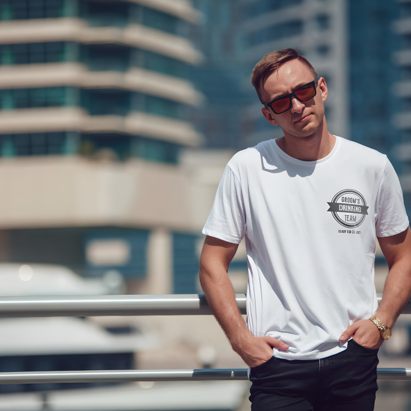 Legénybúcsúra Személyre Szabott Póló - A Vőlegény Ivása Legénybúcsúra Személyre Szabott Póló - A Vőlegény Ivása